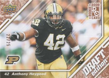 2009 Upper Deck Draft Edition - Copper #65 Anthony Heygood Front