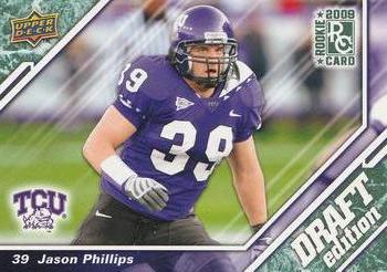 2009 Upper Deck Draft Edition - Dark Green #15 Jason Phillips Front