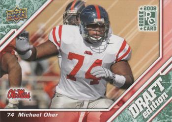 2009 Upper Deck Draft Edition - Dark Green #44 Michael Oher Front