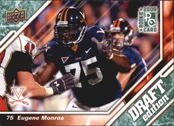 2009 Upper Deck Draft Edition - Dark Green #107 Eugene Monroe Front