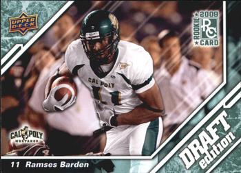2009 Upper Deck Draft Edition - Dark Green #116 Ramses Barden Front