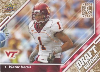 2009 Upper Deck Draft Edition - Gold #72 Victor Harris Front