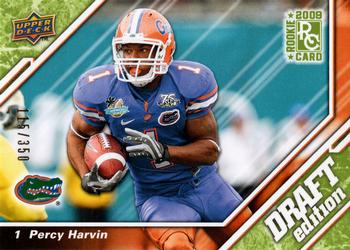 2009 Upper Deck Draft Edition - Green #6 Percy Harvin Front