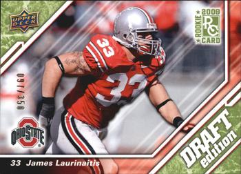 2009 Upper Deck Draft Edition - Green #10 James Laurinaitis Front