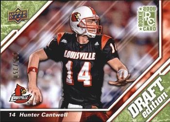 2009 Upper Deck Draft Edition - Green #12 Hunter Cantwell Front