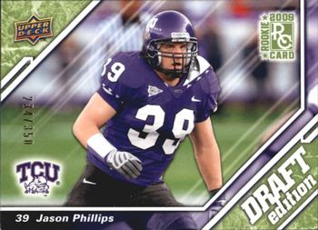 2009 Upper Deck Draft Edition - Green #15 Jason Phillips Front
