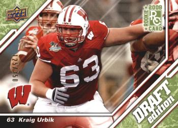2009 Upper Deck Draft Edition - Green #41 Kraig Urbik Front