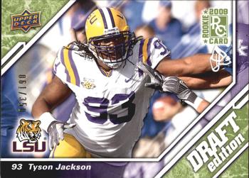 2009 Upper Deck Draft Edition - Green #54 Tyson Jackson Front