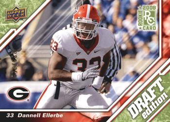 2009 Upper Deck Draft Edition - Green #62 Dannell Ellerbe Front