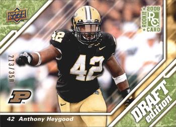 2009 Upper Deck Draft Edition - Green #65 Anthony Heygood Front