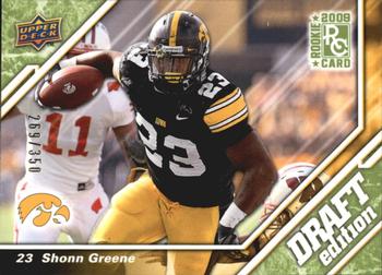2009 Upper Deck Draft Edition - Green #95 Shonn Greene Front