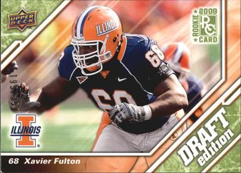 2009 Upper Deck Draft Edition - Green #108 Xavier Fulton Front