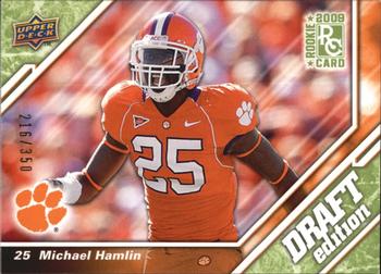 2009 Upper Deck Draft Edition - Green #129 Michael Hamlin Front