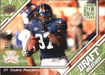 2009 Upper Deck Draft Edition - Green #134 Cedric Peerman Front