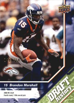 2009 Upper Deck Draft Edition - Green #158 Brandon Marshall Front
