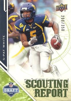 2009 Upper Deck Draft Edition - Green #210 Pat White Front
