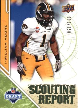 2009 Upper Deck Draft Edition - Green #218 William Moore Front