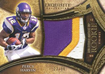 2009 Upper Deck Exquisite Collection - Rookie Big Patch Match-Up #HM Jeremy Maclin / Percy Harvin Front