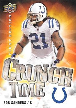 2009 Upper Deck First Edition - Crunch Time #CT-13 Bob Sanders Front