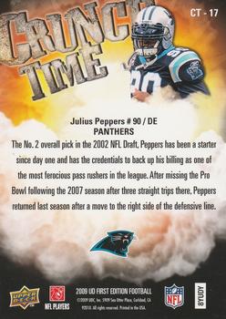 2009 Upper Deck First Edition - Crunch Time #CT-17 Julius Peppers Back