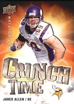 2009 Upper Deck First Edition - Crunch Time #CT-21 Jared Allen Front