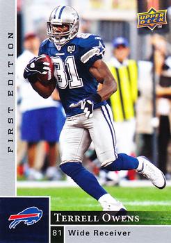 2009 Upper Deck First Edition - Silver #20 Terrell Owens Front
