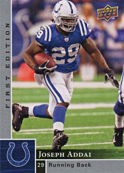2009 Upper Deck First Edition - Silver #64 Joseph Addai Front