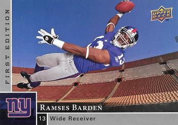 2009 Upper Deck First Edition - Silver #151 Ramses Barden Front