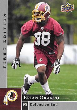 2009 Upper Deck First Edition - Silver #184 Brian Orakpo Front