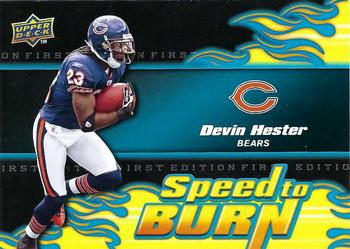 2009 Upper Deck First Edition - Speed to Burn #SB-4 Devin Hester Front
