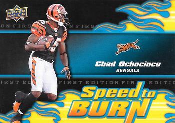 2009 Upper Deck First Edition - Speed to Burn #SB-14 Chad Johnson Front