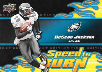 2009 Upper Deck First Edition - Speed to Burn #SB-17 DeSean Jackson Front