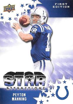 2009 Upper Deck First Edition - Star Attractions #SA-9 Peyton Manning Front