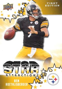 2009 Upper Deck First Edition - Star Attractions #SA-15 Ben Roethlisberger Front