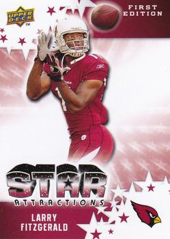 2009 Upper Deck First Edition - Star Attractions #SA-16 Larry Fitzgerald Front