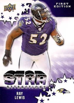 2009 Upper Deck First Edition - Star Attractions #SA-21 Ray Lewis Front