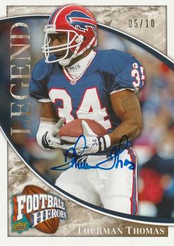 2009 Upper Deck Heroes - Autographs Gold #241 Thurman Thomas Front