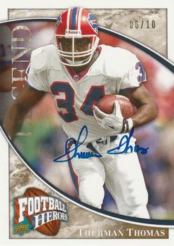 2009 Upper Deck Heroes - Autographs Gold #242 Thurman Thomas Front