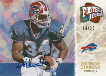 2009 Upper Deck Heroes - Autographs Gold #431 Thurman Thomas Front