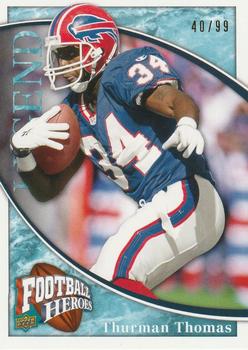 2009 Upper Deck Heroes - Blue #243 Thurman Thomas Front