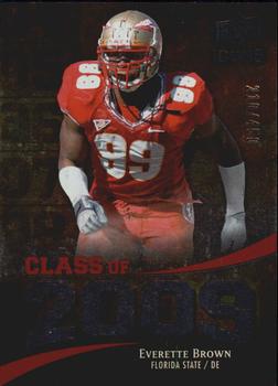 2009 Upper Deck Icons - Class of 2009 Silver #2009-EB Everette Brown Front