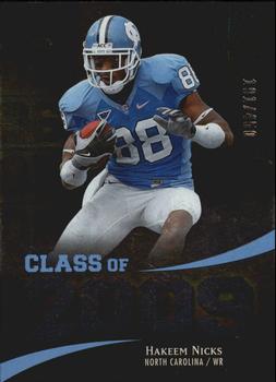 2009 Upper Deck Icons - Class of 2009 Silver #2009-HN Hakeem Nicks Front
