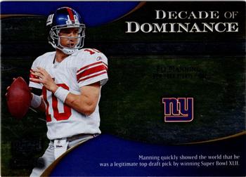2009 Upper Deck Icons - Decade of Dominance Silver #DD-EM Eli Manning Front