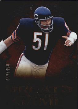 2009 Upper Deck Icons - Greats of the Game Silver #GG-DB Dick Butkus Front