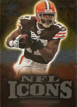 2009 Upper Deck Icons - NFL Icons Gold #IC-BH Braylon Edwards Front
