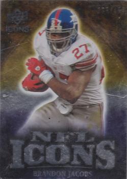 2009 Upper Deck Icons - NFL Icons Silver #IC-BA Brandon Jacobs Front