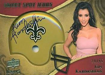 2009 Upper Deck Icons - Sweet Spot Icons Autographs #SSIKK Kim Kardashian Front