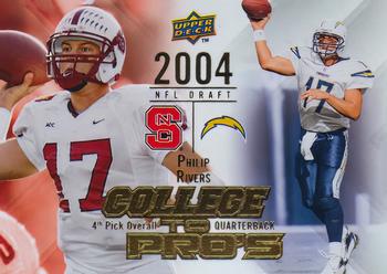 2009 Upper Deck Rookie Exclusives - College to Pros #CTP-PR Philip Rivers Front