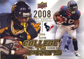 2009 Upper Deck Rookie Exclusives - College to Pros #CTP-SL Steve Slaton Front