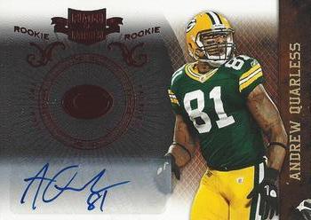 2010 Panini Plates & Patches #102 Andrew Quarless  Front